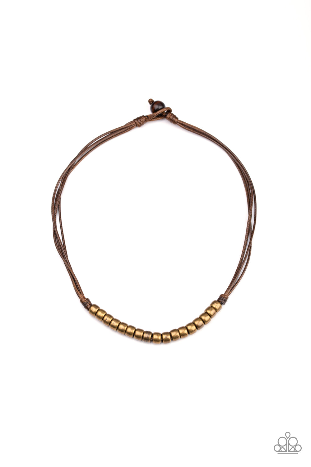 On The TREASURE Hunt - Brown Necklace