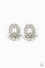 Load image into Gallery viewer, Castle Cameo - White Earrings