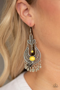 Fiesta Flair - Yellow Earrings