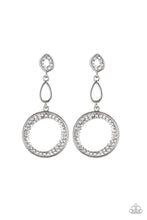 Load image into Gallery viewer, On The Glamour Scene - White Earrings