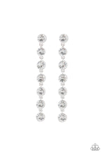 Load image into Gallery viewer, Dazzling Debonair - White Earrings