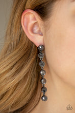 Load image into Gallery viewer, Dazzling Debonair - Black Earrings