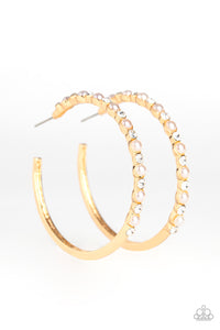 A Sweeping Success - Gold Earrings