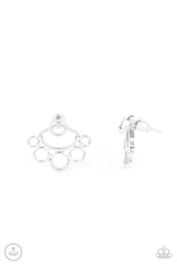 Completely Surrounded - Silver Earrings