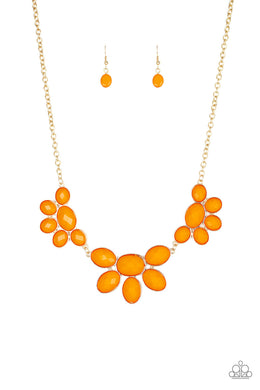 Flair Affair - Orange Necklace Set