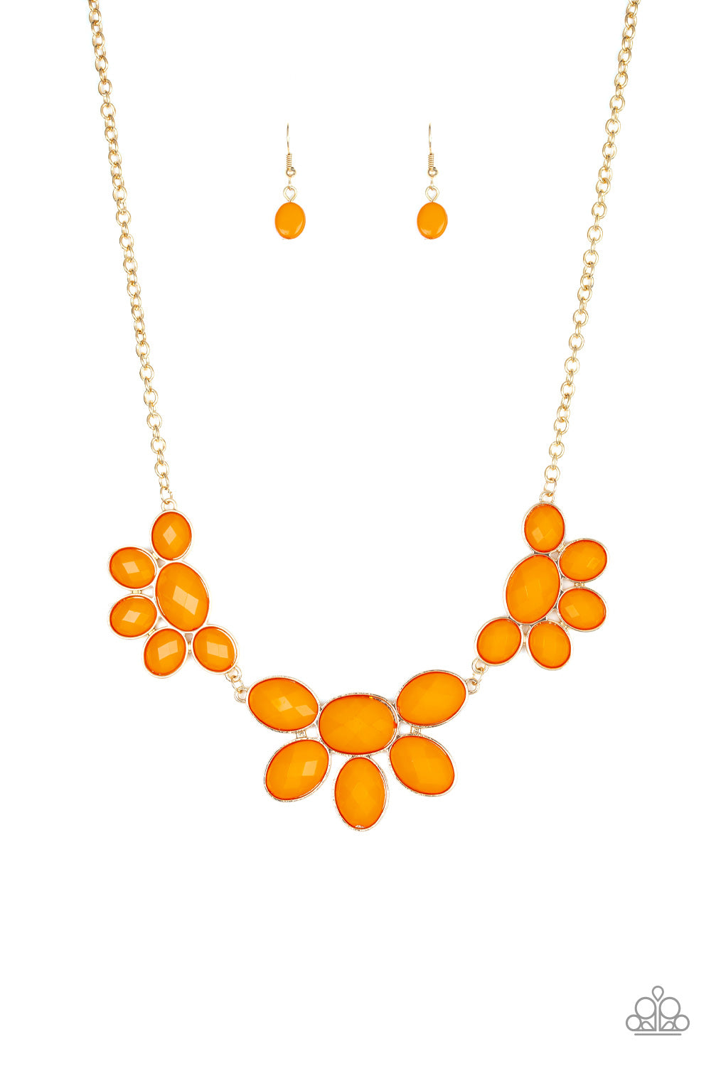 Flair Affair - Orange Necklace Set