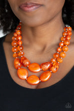 Load image into Gallery viewer, Beach Glam - Orange Necklace Set