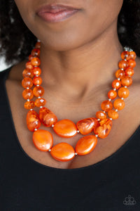 Beach Glam - Orange Necklace Set