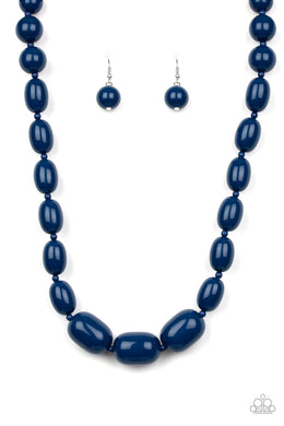 Poppin Popularity - Blue Necklace Set