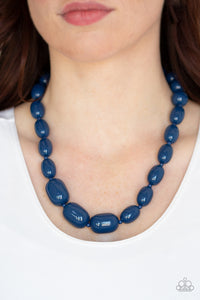 Poppin Popularity - Blue Necklace Set