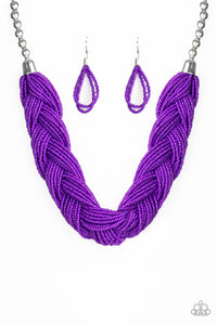 The Great Outback - Purple Necklace Set