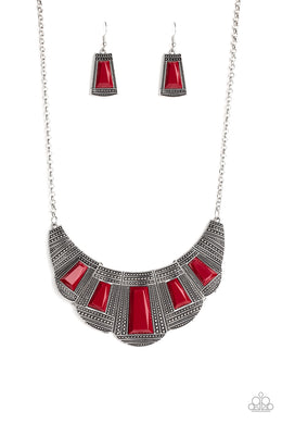 Lion Den - Red Necklace Set