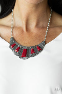 Lion Den - Red Necklace Set