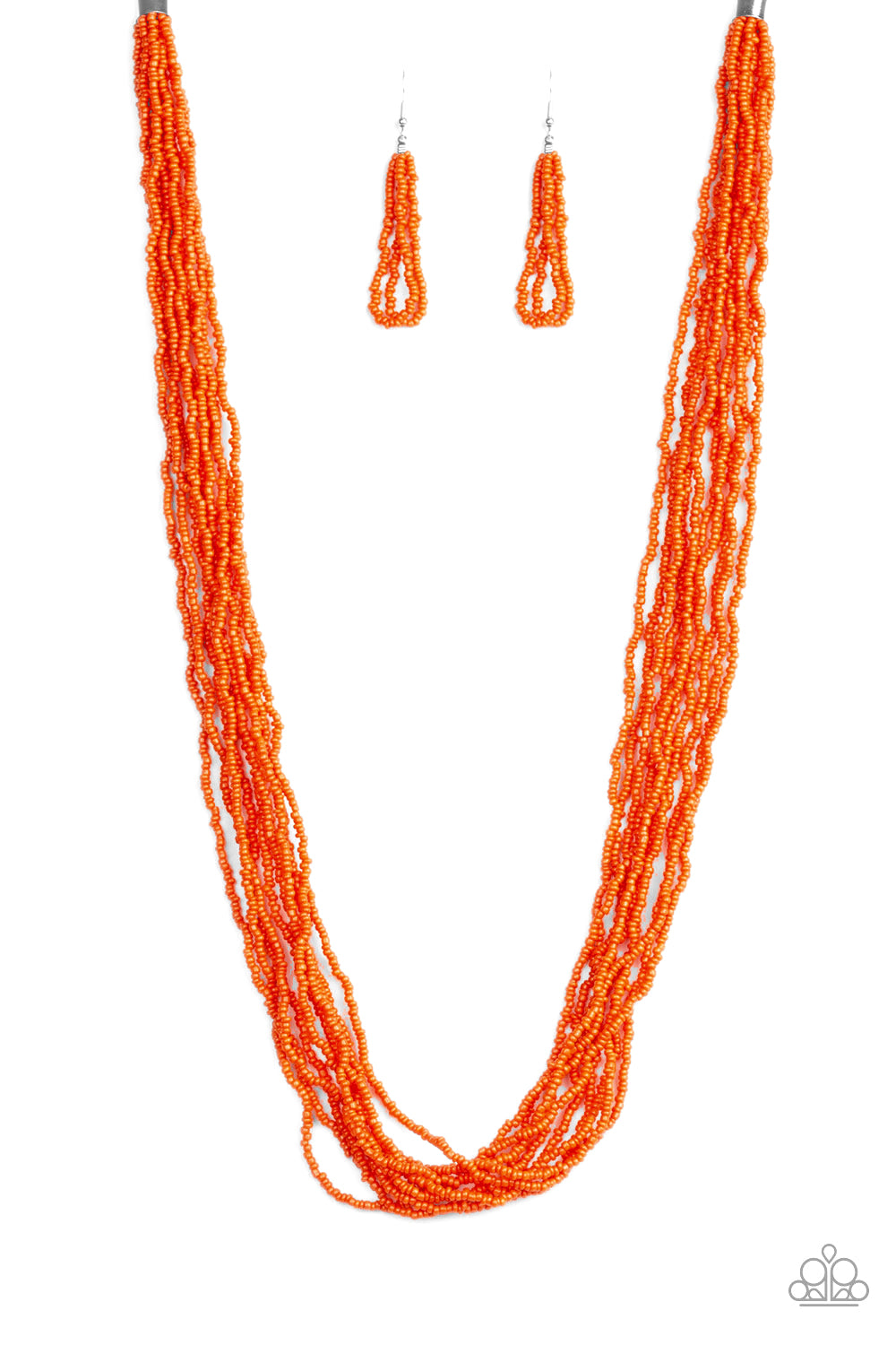 Congo Colada - Orange Necklace Set