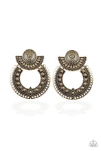 Load image into Gallery viewer, Texture Takeover - Brass Earrings