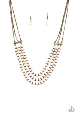 Terra Trails - White Necklace Set