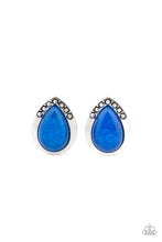 Load image into Gallery viewer, Stone Spectacular - Blue Earrings