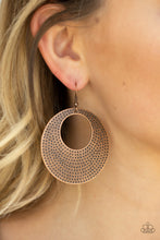 Load image into Gallery viewer, Dotted Delicacy - Copper Earrings