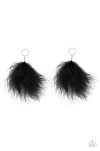 Load image into Gallery viewer, BOA Down - Black Earrings