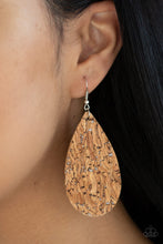 Load image into Gallery viewer, CORK It Over - Silver Earring