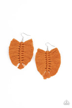 Load image into Gallery viewer, Knotted Native - Brown Earrings