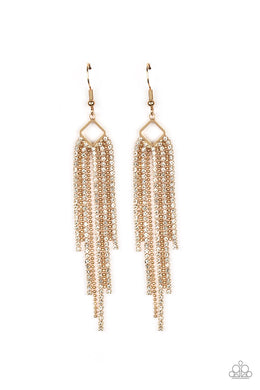 Singing in the REIGN - Gold Earrings