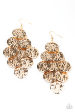 Load image into Gallery viewer, Uptown Edge - Gold Earrings