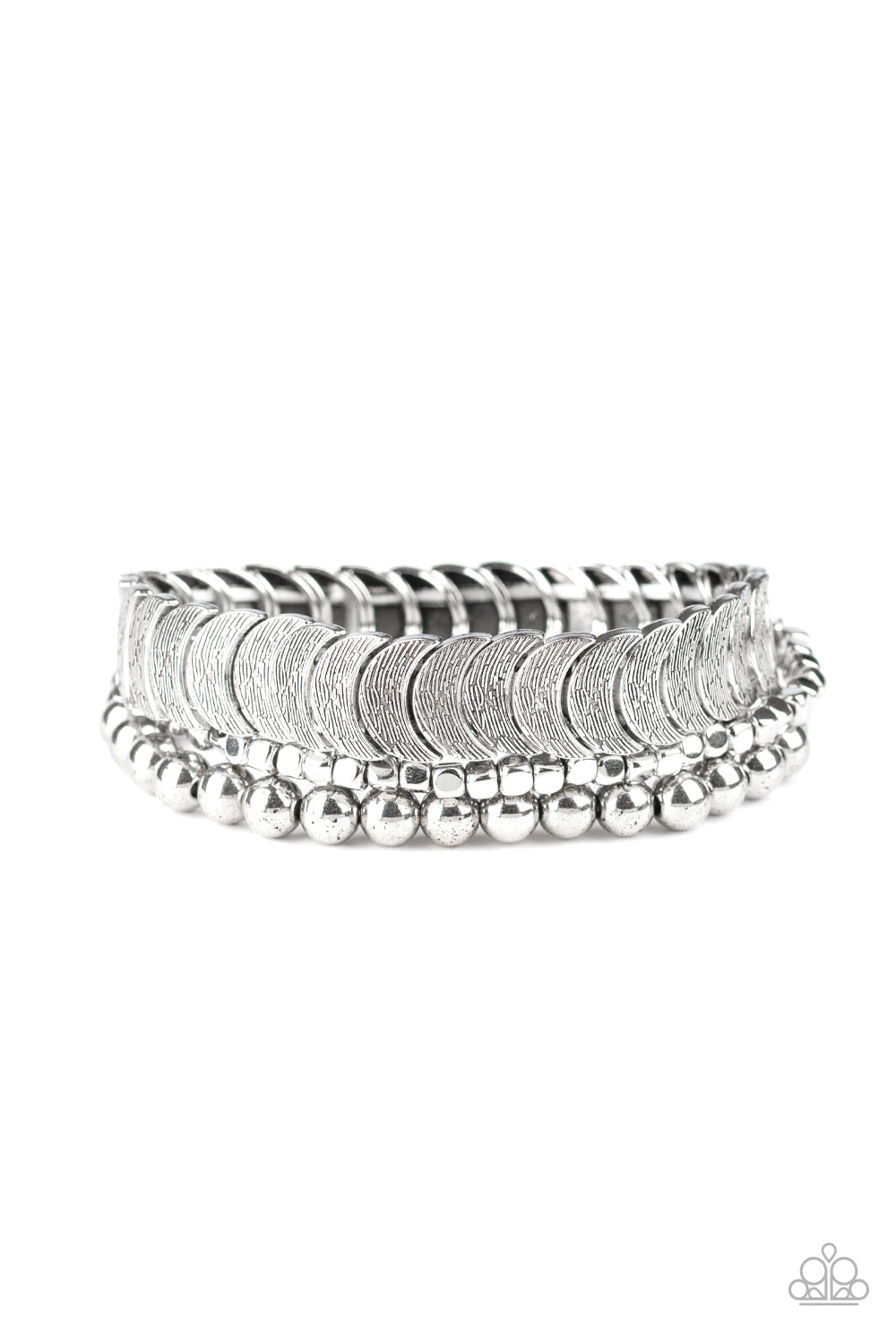 LAYER It On Me - Silver Bracelet