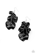 Load image into Gallery viewer, Fragile Florals - Black Earrings