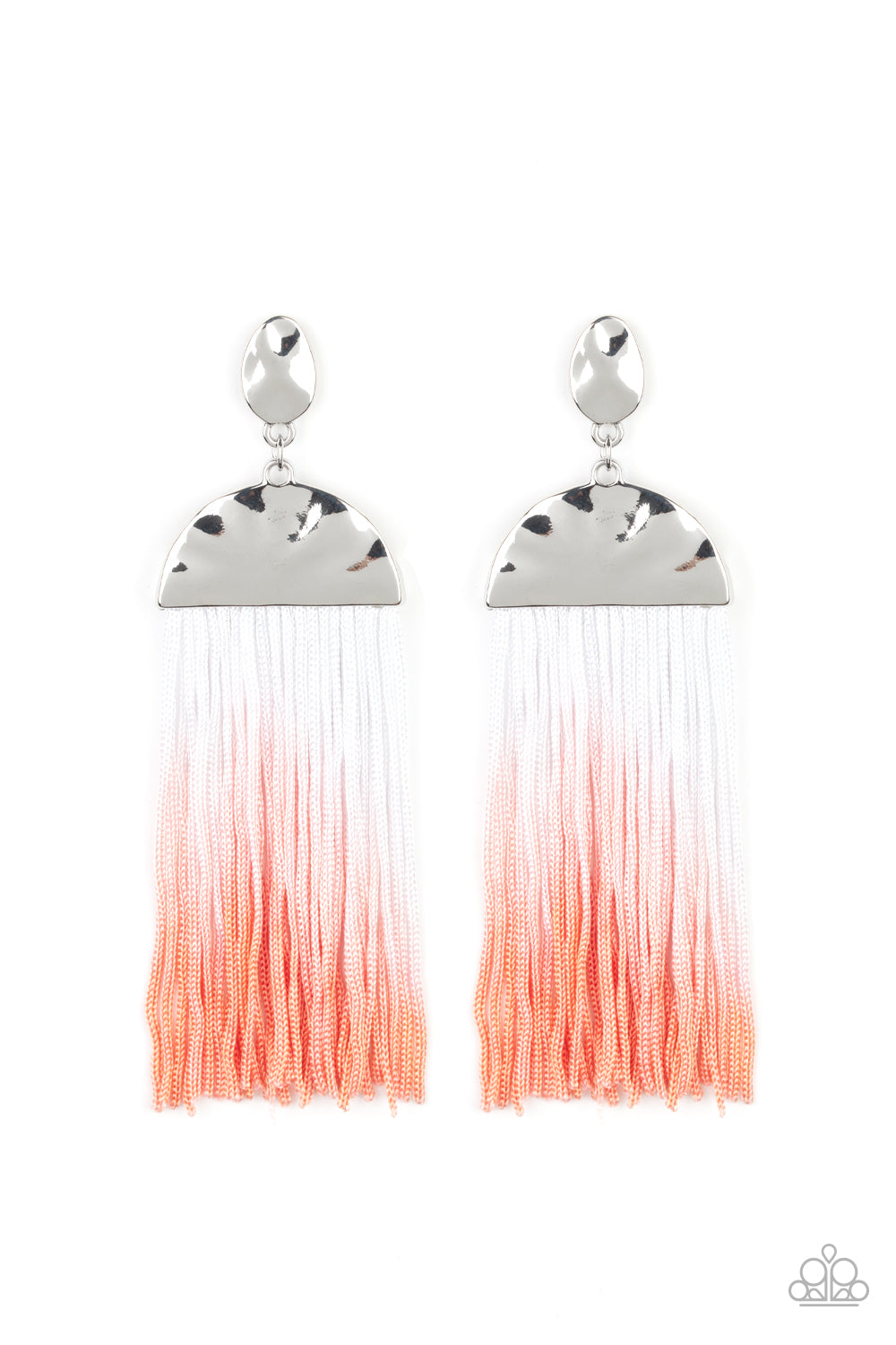 Rope Them In - Orange Earrings