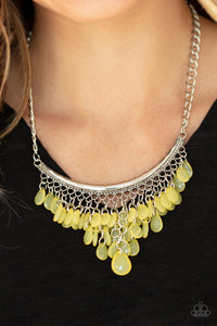 Rio Rainfall - Yellow Necklace Set