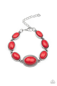 Serene Stonework - Red Bracelet