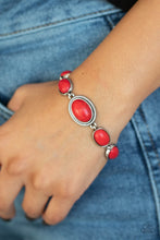 Load image into Gallery viewer, Serene Stonework - Red Bracelet