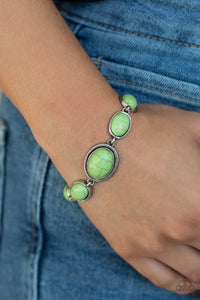 Serene Stonework - Green Bracelet