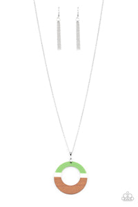 Sail Into The Sunset - Green Necklace Set