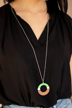 Load image into Gallery viewer, Sail Into The Sunset - Green Necklace Set