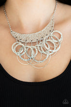 Load image into Gallery viewer, Metro Eclipse - Silver Necklace