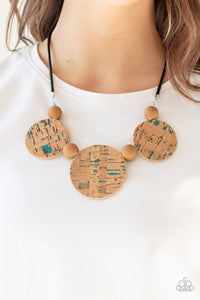 Pop The Cork - Blue Necklace Set