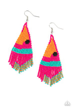 Load image into Gallery viewer, Brightly Beaded - Pink Earrings