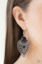 Load image into Gallery viewer, Tribal Territory - Black Earrings