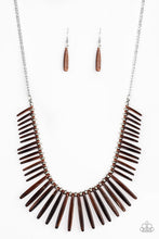 Load image into Gallery viewer, Out of My Element - Brown Necklace Set