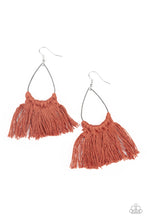 Load image into Gallery viewer, Tassel Treat - Brown Earrings