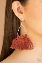 Load image into Gallery viewer, Tassel Treat - Brown Earrings