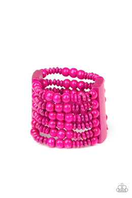 Dont Stop BELIZE-ing - Pink Bracelet