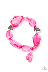 Gemstone Glamour - Pink Bracelet