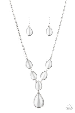 Dewy Decadence - White Necklace Set