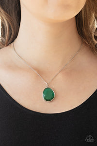 Icy Opalescence - Green Necklace Set