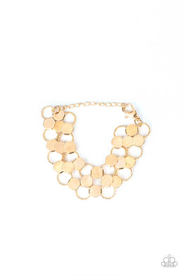 Cast a Wider Net - Gold Bracelet