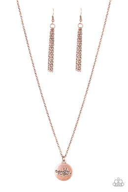 Worlds Best Grandma - Copper Necklace Set