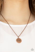 Load image into Gallery viewer, Worlds Best Grandma - Copper Necklace Set